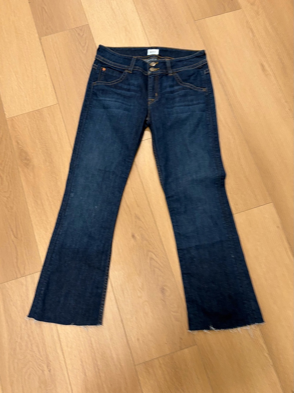 Hudson Jeans Dark Blue Wide Leg Jeans